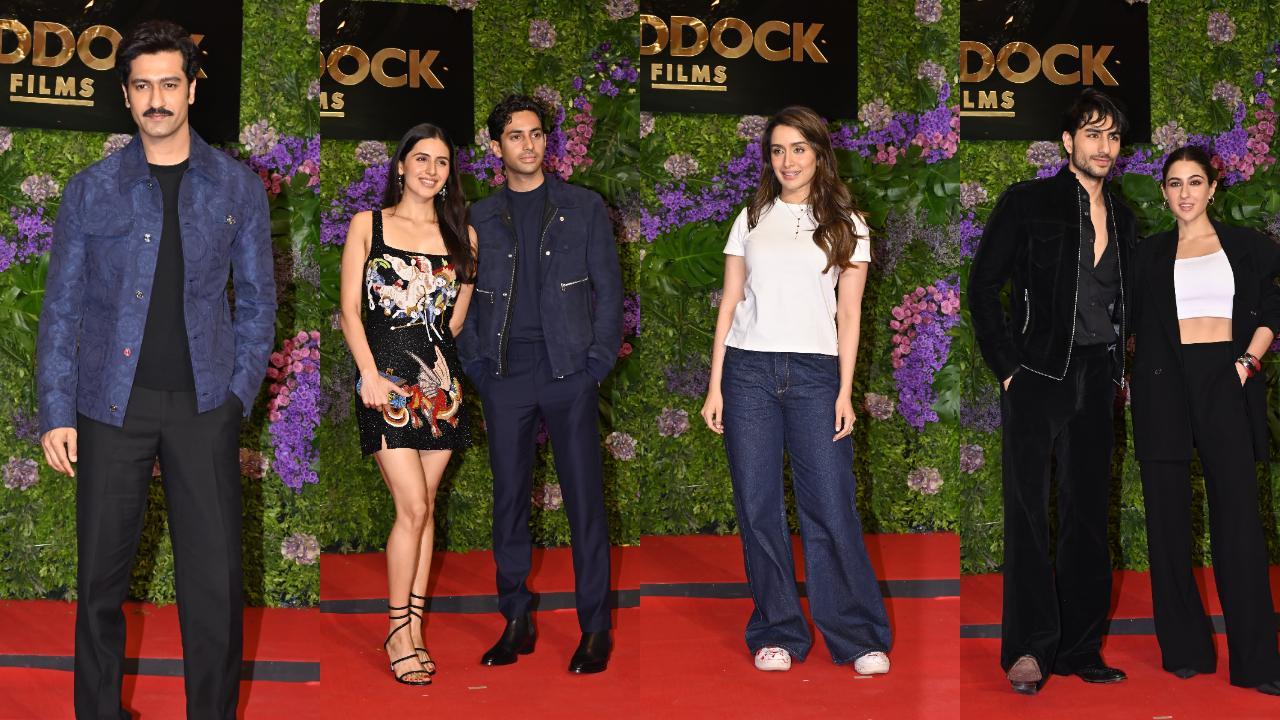 In Pics: Vicky Kaushal, Shraddha Kapoor, Naomika and others at Maddock bash