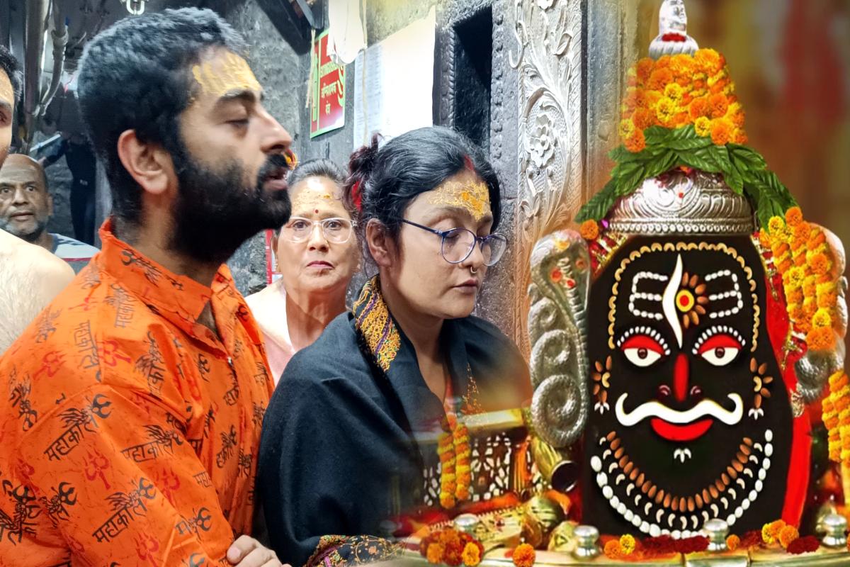 Arijit Singh performs 'Bhasma Aarti' with wife at Ujjain's Mahakaleshwar Temple