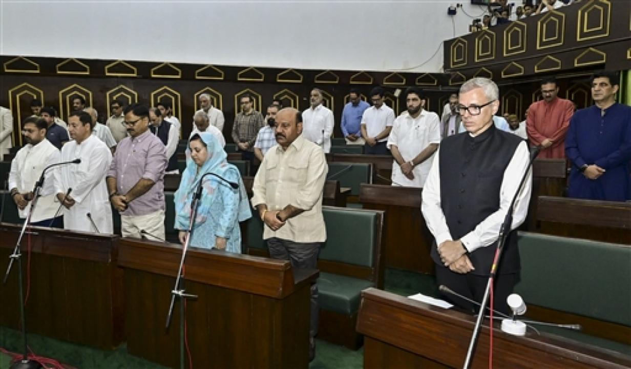 IN PHOTOS: Jammu and Kashmir Assembly denounces Pahalgam attack