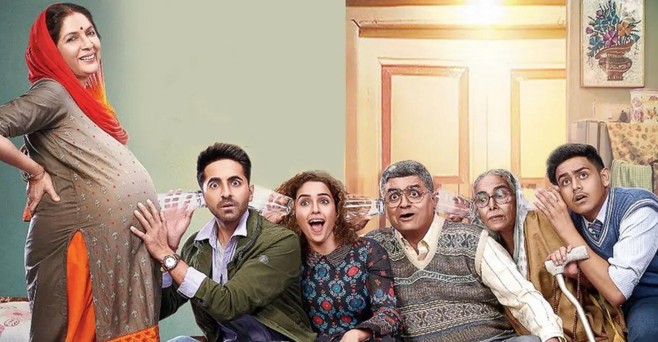 Badhaai Ho
What happens when the parents of a man in his mid-twenties announce a surprise pregnancy? Ayushmann Khurrana plays the role of a man who is dealing with his parents getting ready to welcome a child while being subjected to the ridicule of the society. The humourous social drama makes for an absolutely thrilling ride with you mother. Neena Gupta, Gajraj Rao, Surekha Sikri and Sheeba Chaddha's performance is just icing on the cake. You can watch the film on Disney+Hotstar