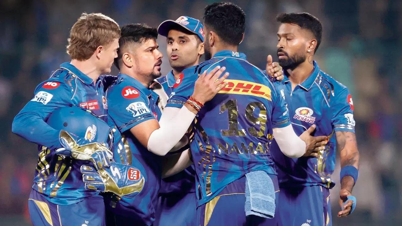 With this, the Mumbai-based franchise levelled the record to register the most number of victories against any team. So far, they have had 30 clashes against CSK and have clinched 21 wins(Pic: File Pic)