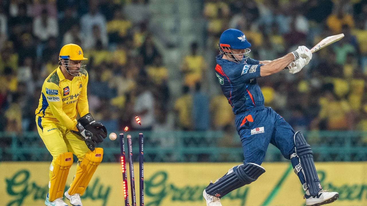 Despite some late hitting attempts, LSG could not break free entirely in the death overs, managing just 166 by the end of their innings, a target that is defendable but far from imposing on a batting-friendly surface.