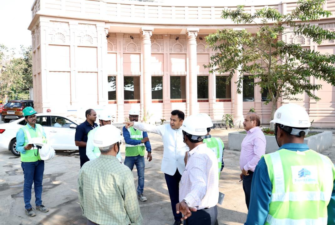 Mumbai’s Ambedkar memorial hits halfway milestone, says MMRDA