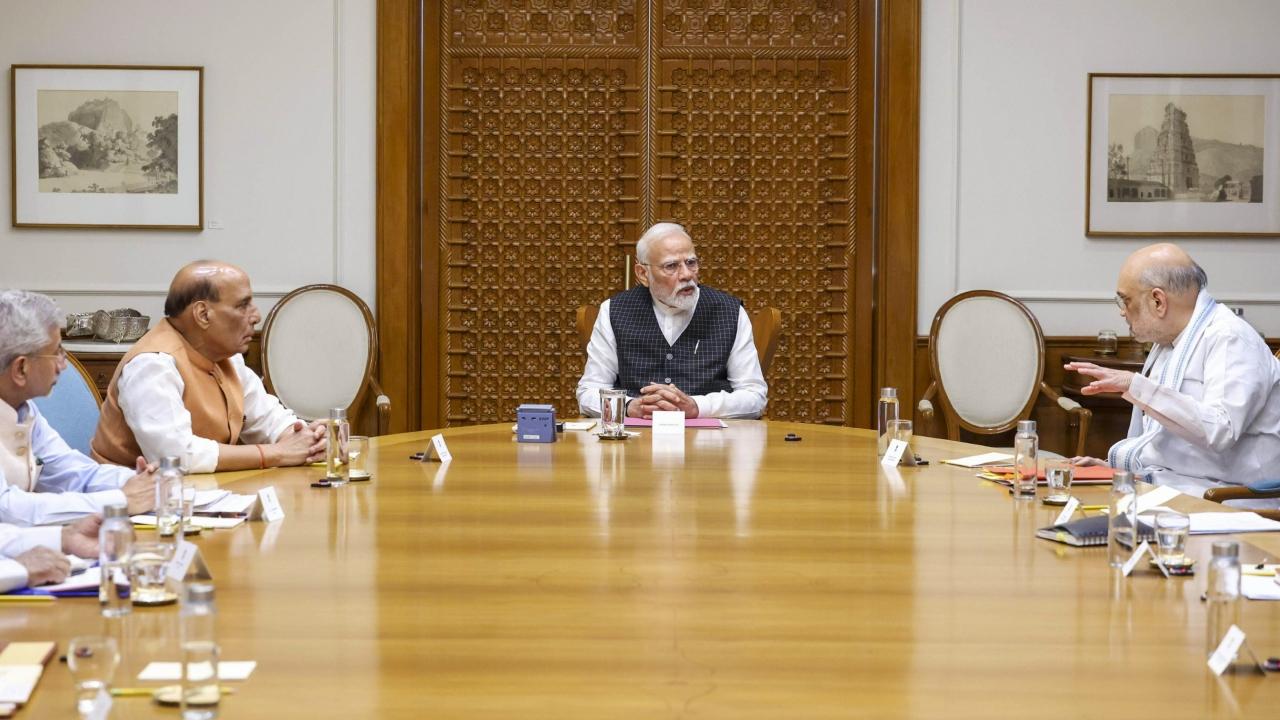 The meeting was attended by Union Home Minister Amit Shah, Defence Minister Rajnath Singh and External Affairs Minister S Jaishankar among others