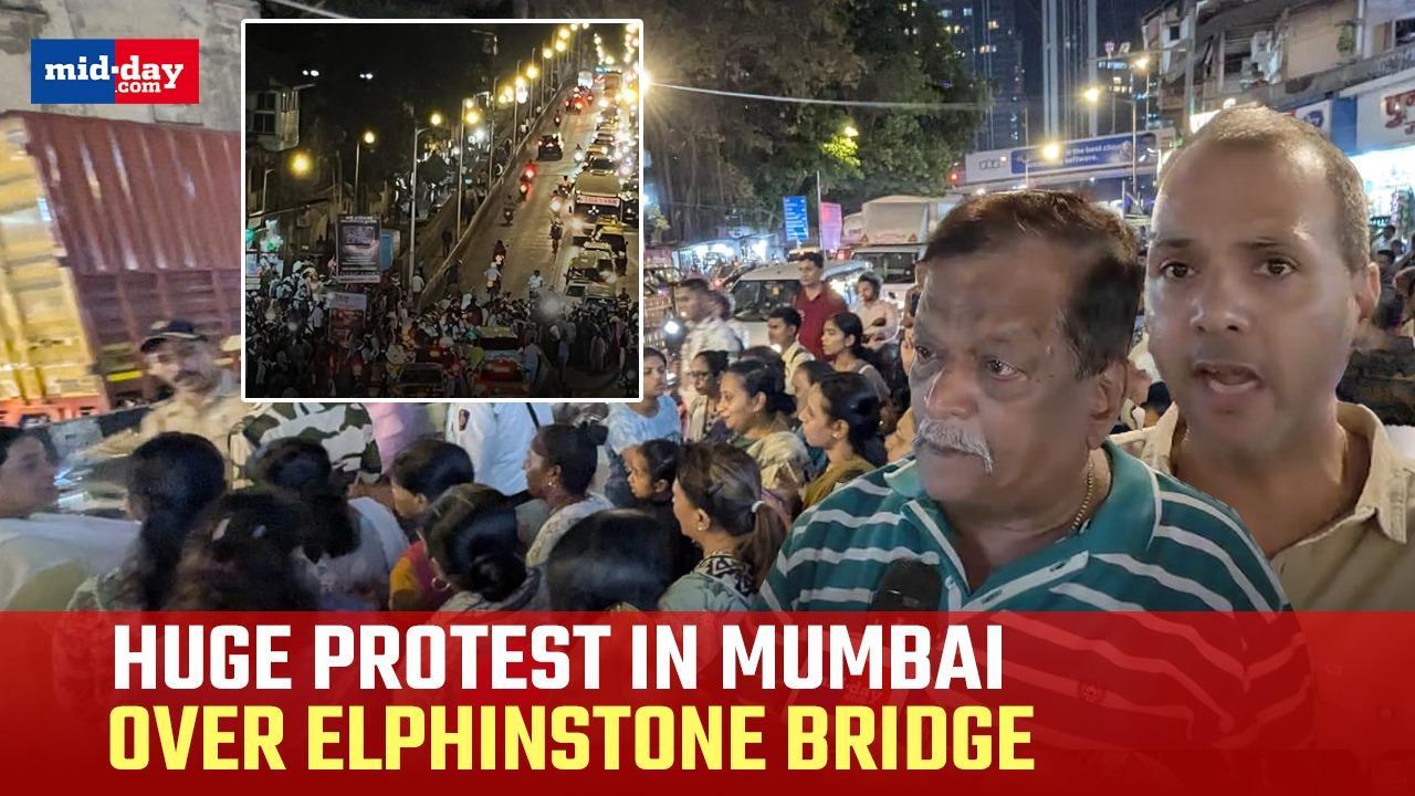 Elphinstone Bridge demolition sparks protests, disrupts traffic