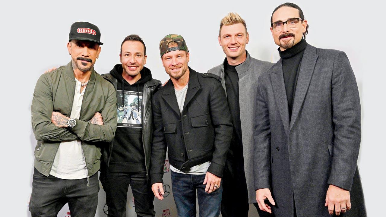 (From left) AJ McLean, Howie Dorough, Brian Littrell, Nick Carter,  and Kevin Richardson of Backstreet Boys