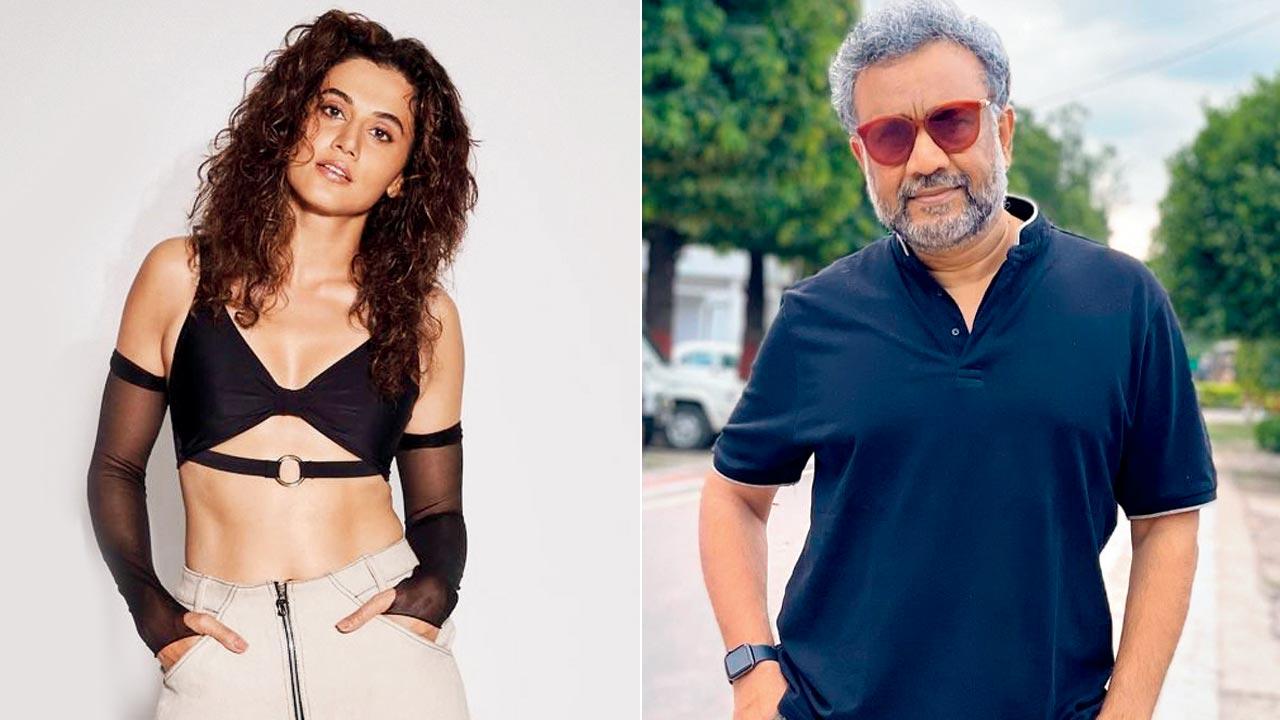 Taapsee Pannu and Anubhav Sinha