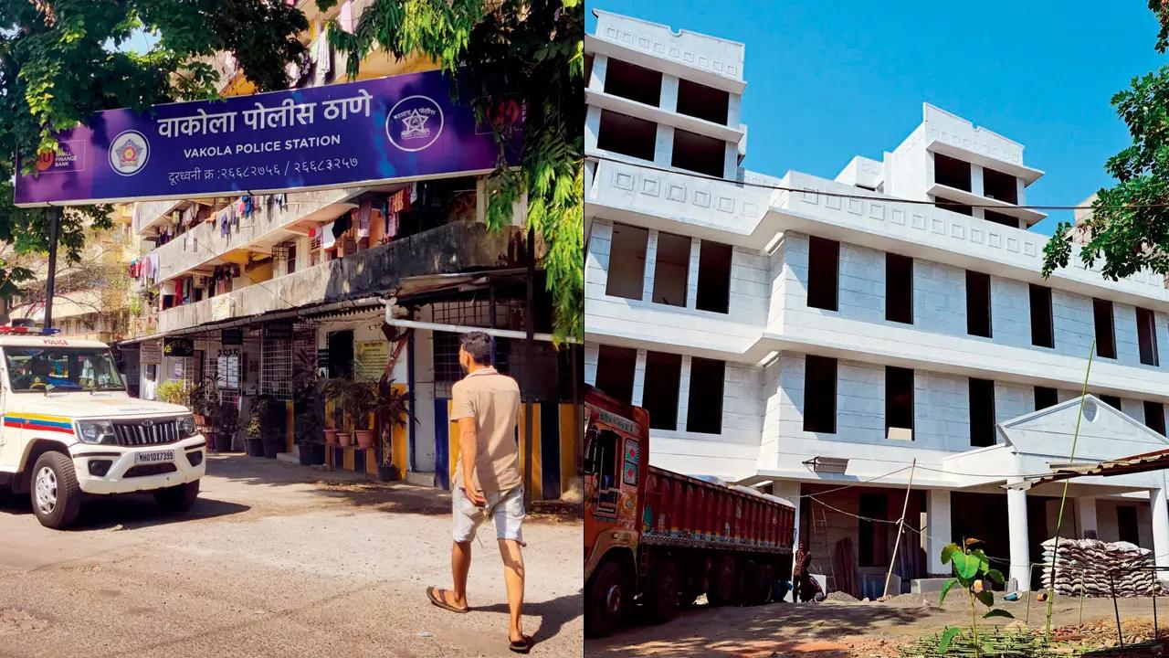 Vakola police station, after years of poor infrastructure, is now set to move into a purpose-built structure at CST Road. Previously, Vakola station operated out of 10 rented flats in a MHADA colony, affecting daily operations. (Pics/Ashish Raje)
