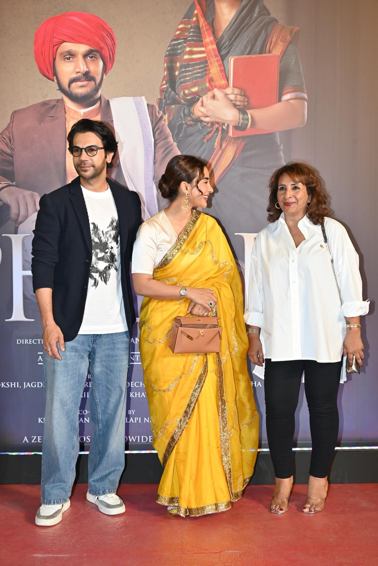 Patralekhaa' mother also accompanied her for the screening