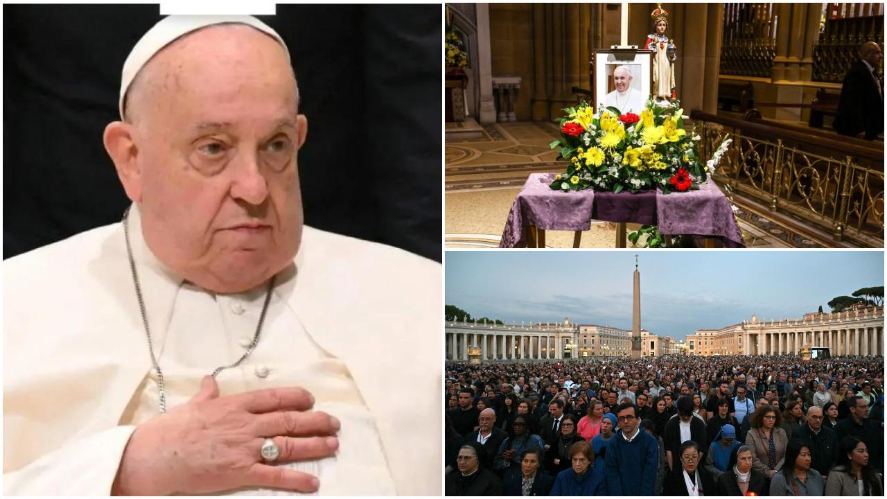 IN PHOTOS: People around the world mourn passing away of Pope Francis