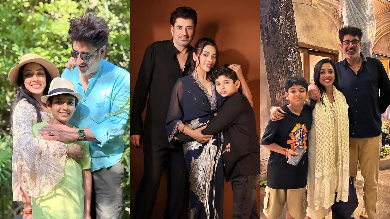 Rupali Ganguly's family picture
