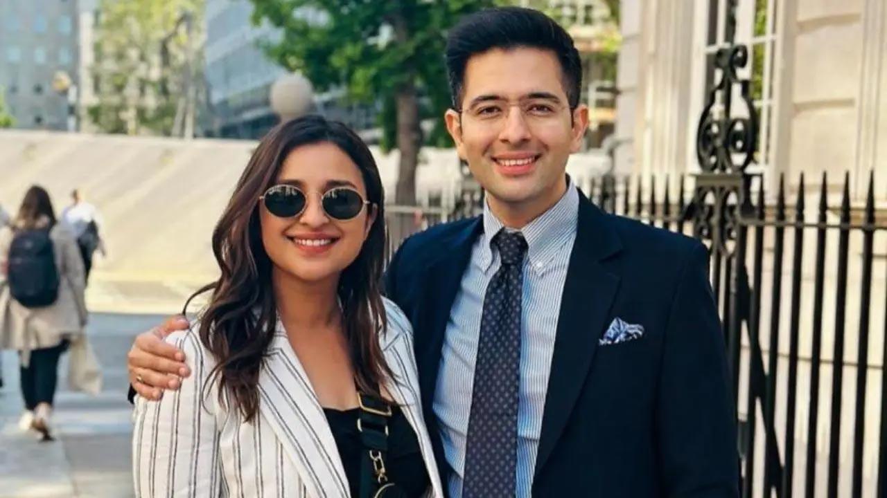 Raghav Chadha joins wife Parineeti Chopra and visits 'Jakhu Mandir' in Shimla