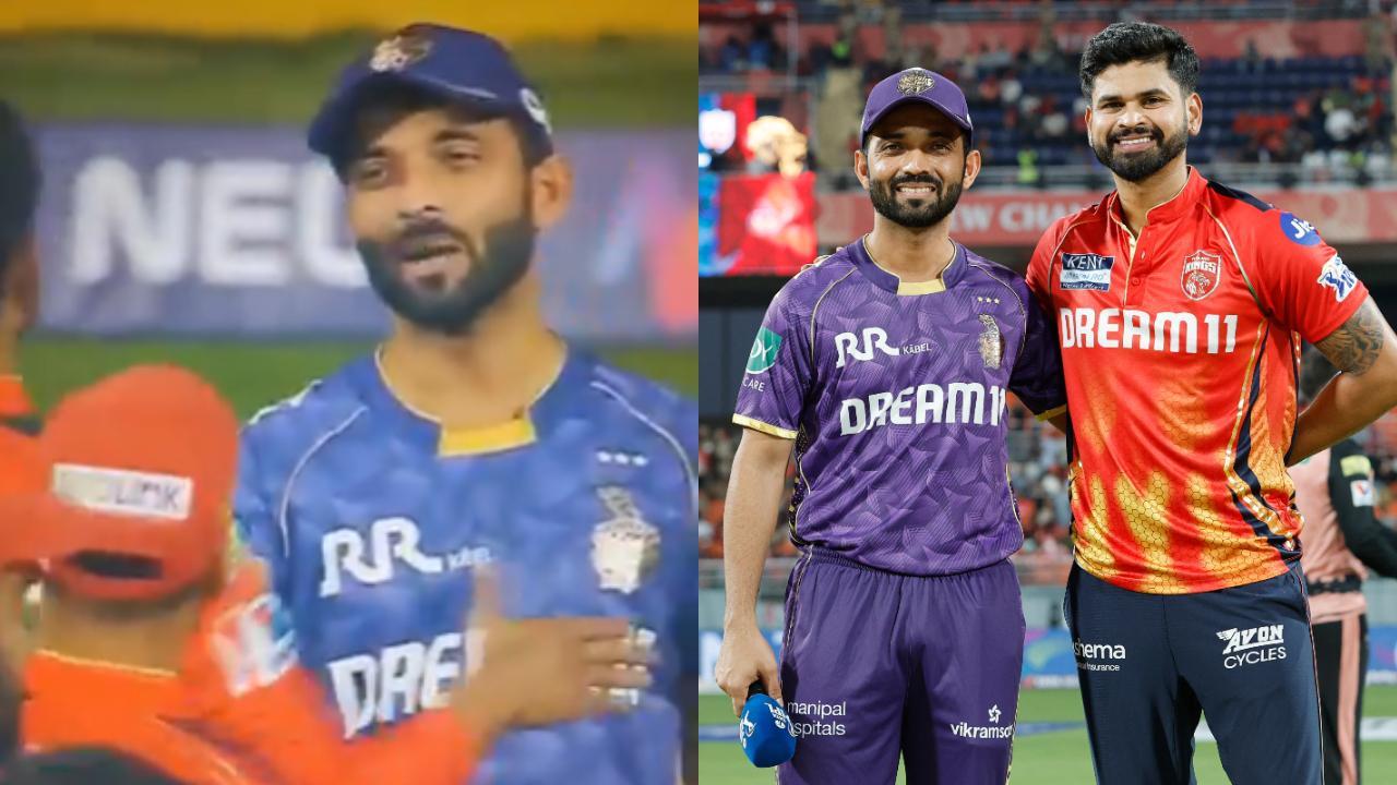Cameras capture Rahane mouthing ‘faltu batting kari humne’ in chat with Shreyas