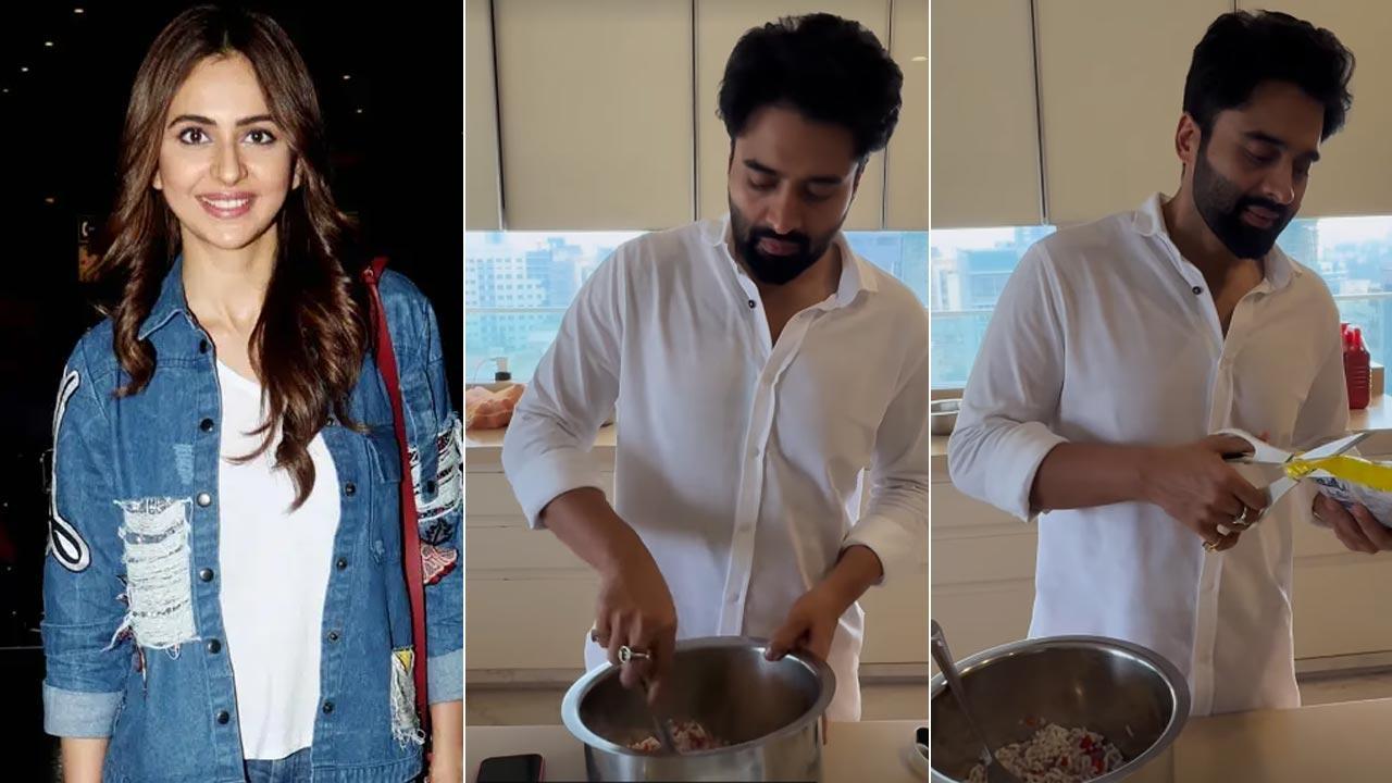 Green flag alert! Jackky Bhagnani makes yummy bhel puri for wifey Rakul Preet