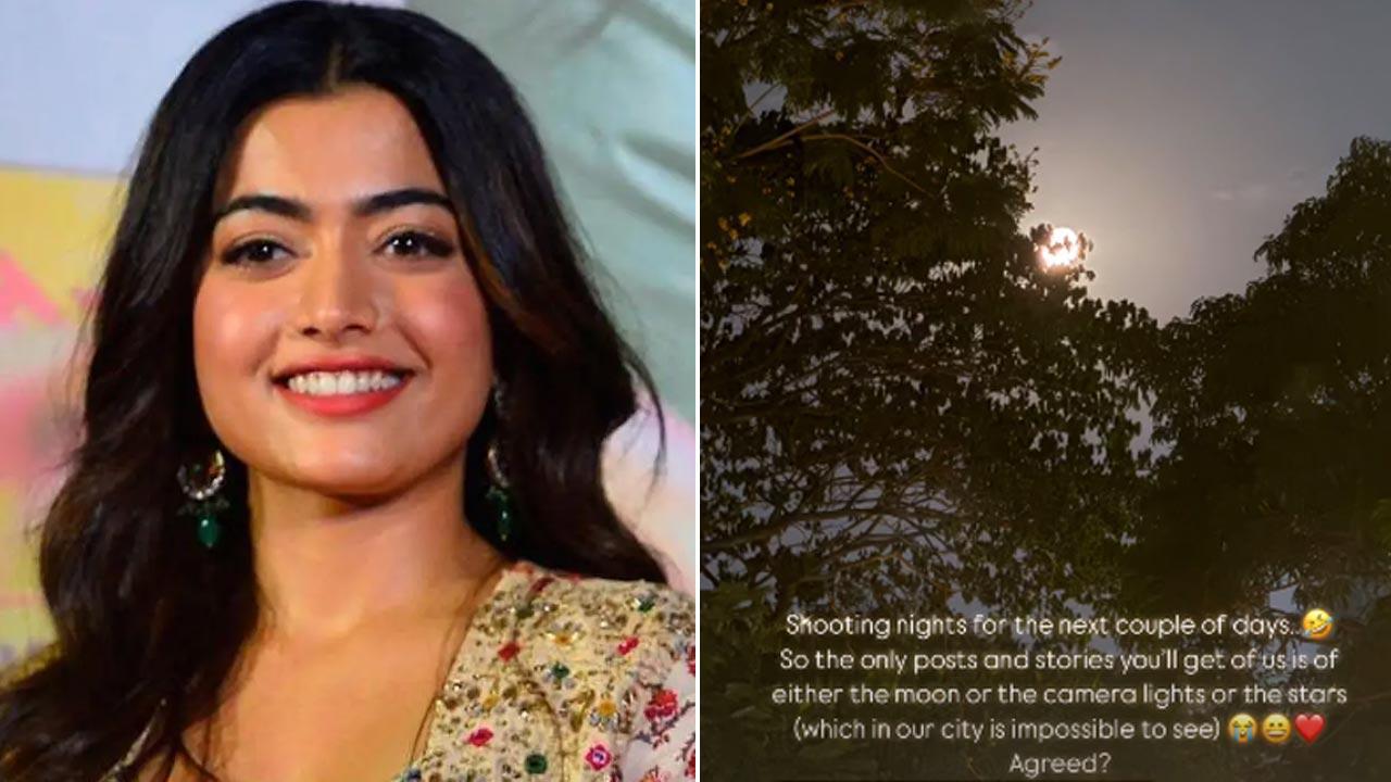 Rashmika Mandanna begins night shoot for 'Thama' post her birthday