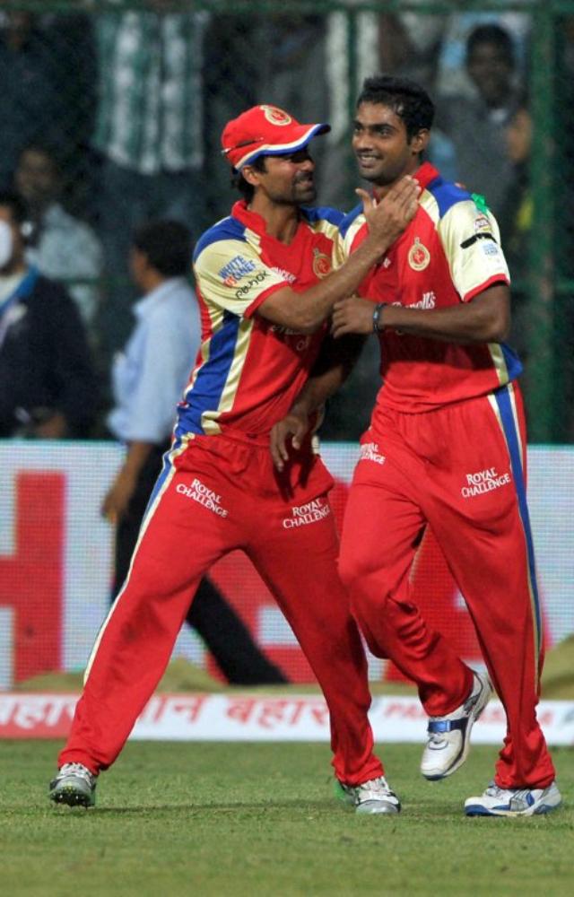 RCB chased down KKR’s 89 in a 13-over match via D/L method, finishing at 93/3 in 12.2 overs after rain trimmed the game