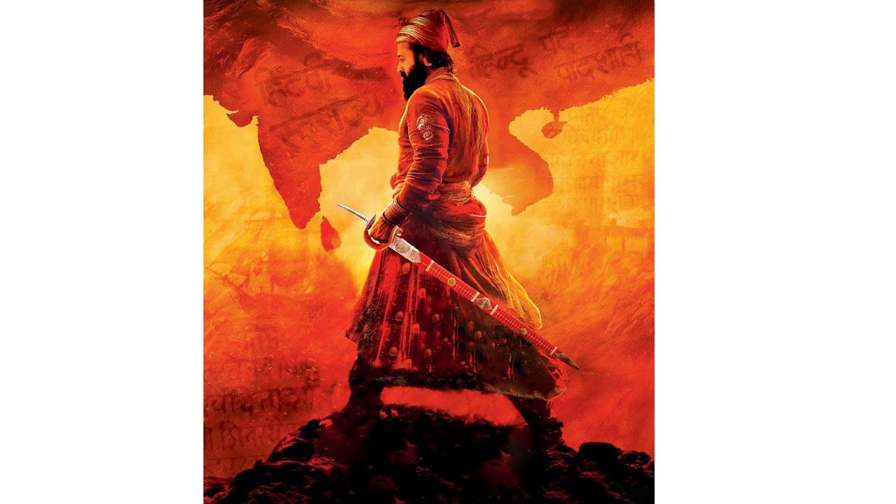 Sandeep Singh is also  making a movie, titled The  Pride of Bharat: Chhatrapati  Shivaji Maharaj, on the legendary  Maratha king. Rishab Shetty plays  the titular role.