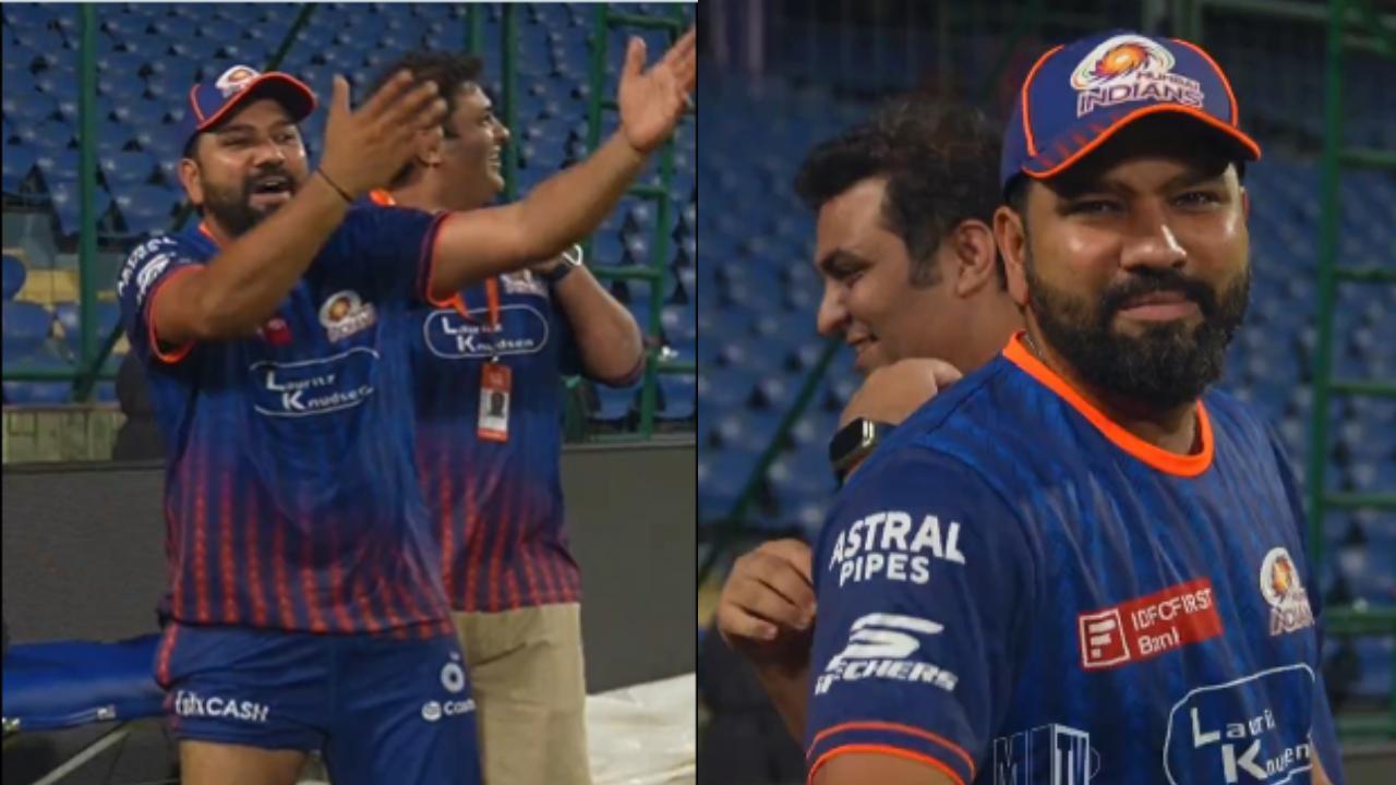 WATCH: Rohit Sharma's epic reaction to Delhi's dust storm has fans in splits