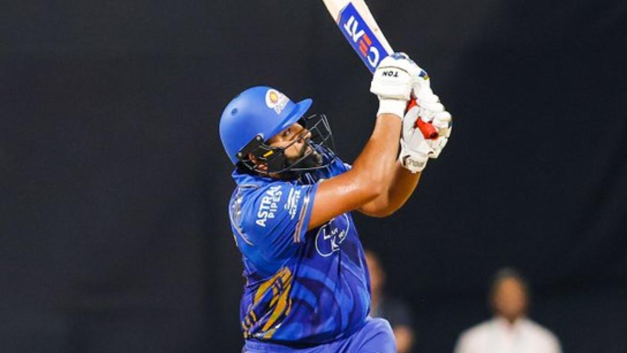 MI's premier batsman Rohit Sharma is in the third spot with 6,710 runs in 263 matches. Following him is David Warner with 6,565 runs in 184 games and Suresh Raina with 5,528 runs in 205 matches(Pic: X/@mipaltan)