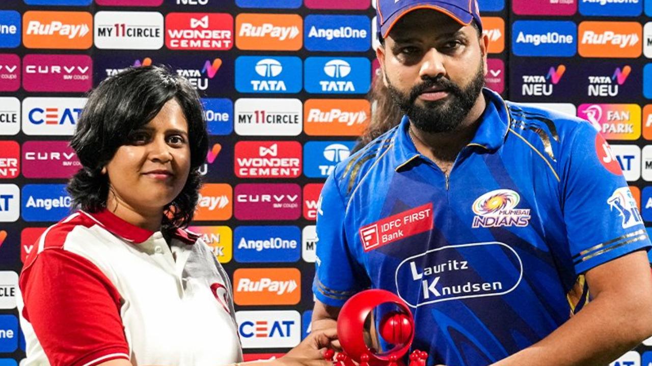 Following his match-winning knock, the right-hander was awarded the 