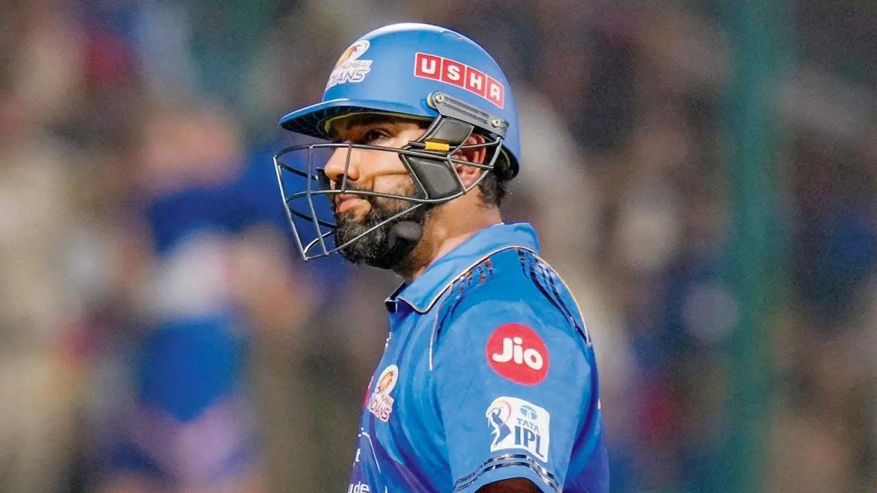 Ahead of the match, the Wankhede crowd will expect their home boy, Rohit Sharma, to deliver a huge knock against the MS Dhoni-led CSK, this evening(Pic: File Pic)