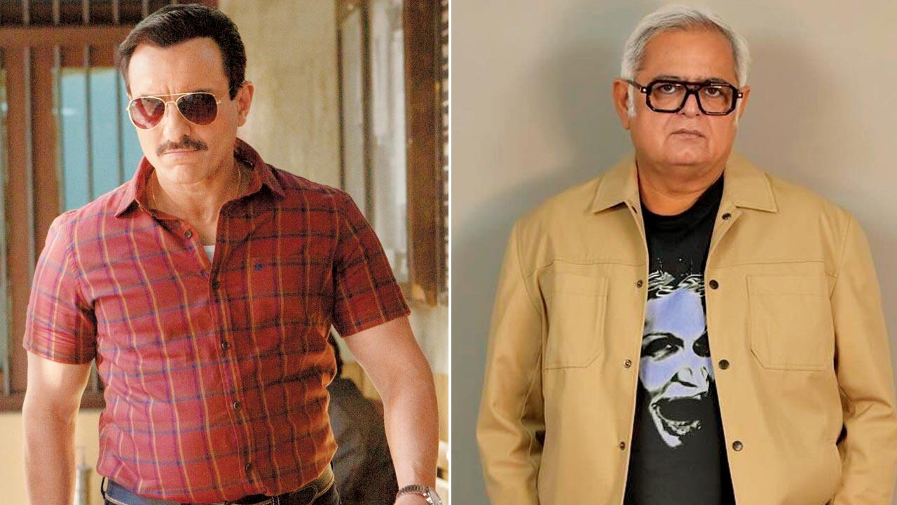 Saif Ali Khan and Hansal Mehta