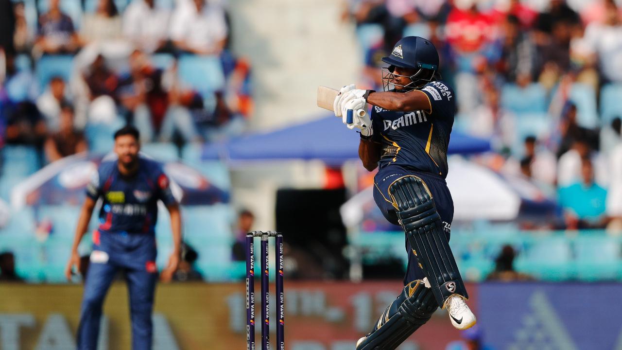 The duo capitalized on nearly every over, regularly finding the fence and putting pressure on the hosts. The 50-run partnership came up in the sixth over, highlighted by Sudharsan’s elegant flick over square leg off Avesh Khan as GT raced to 64 in the powerplay.