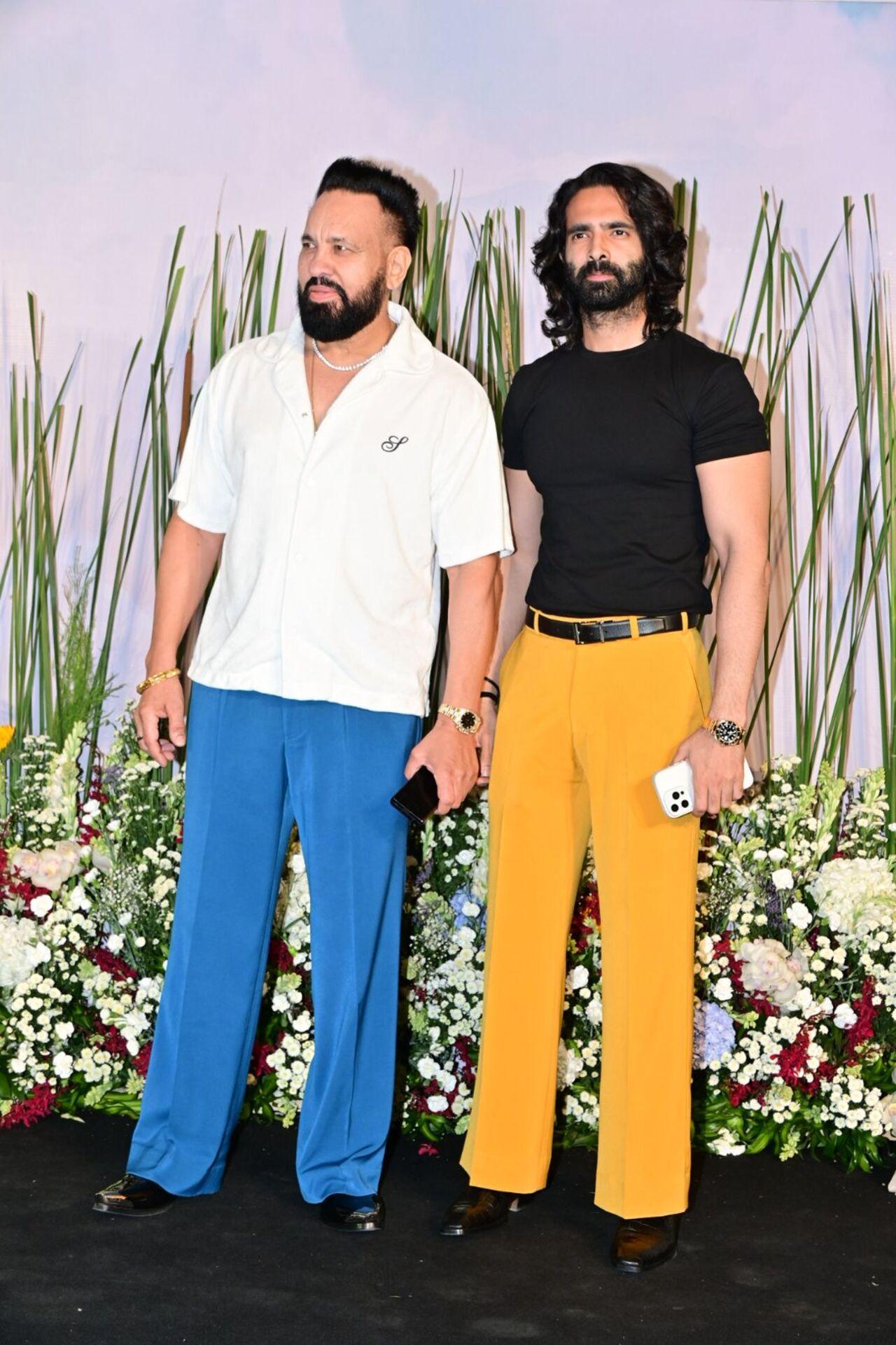 Salman Khan's loyal bodyguard Shera arrived at the party with his son
