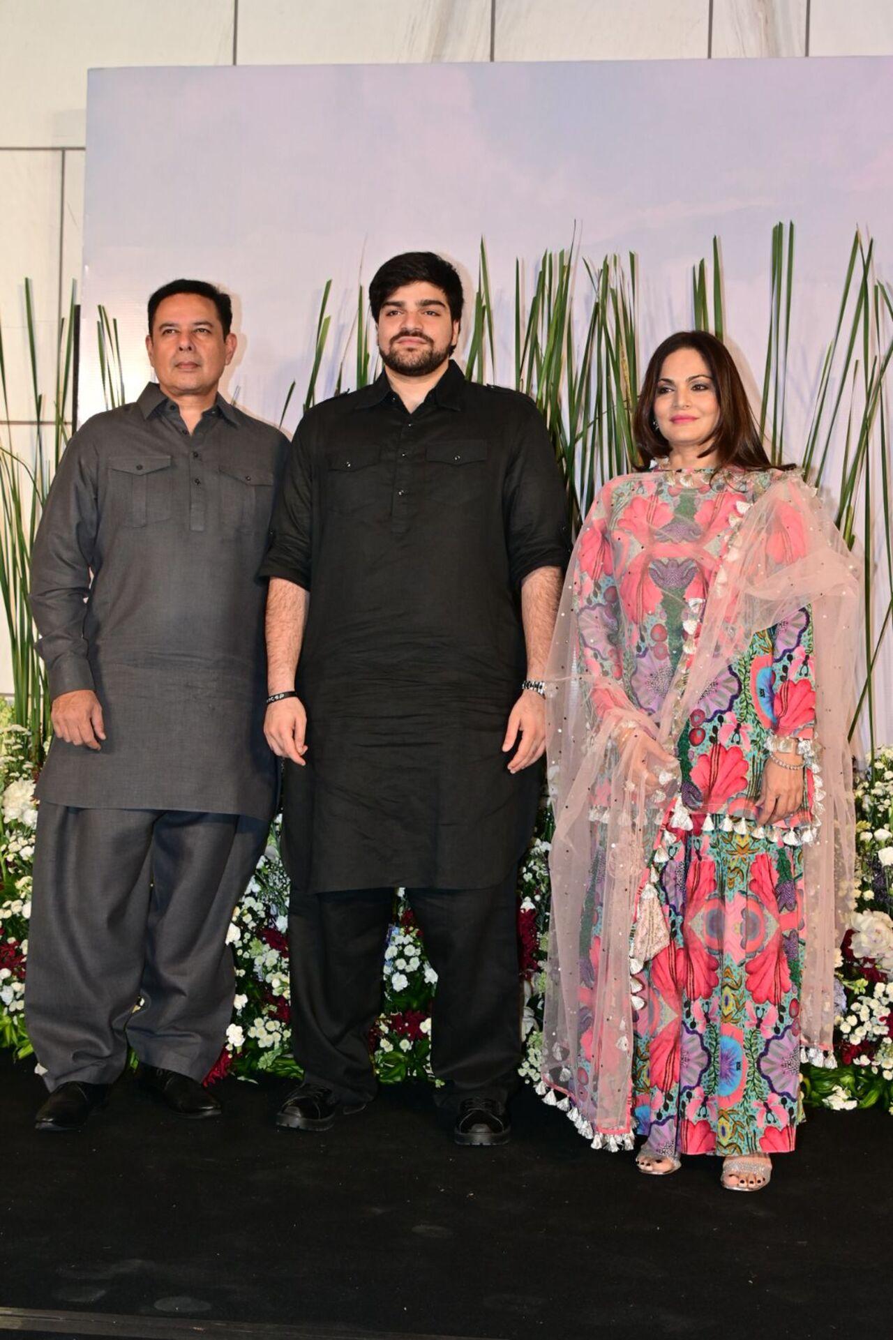 Salman Khan's sister Alvira with her husband Atul Agnihotri and their son