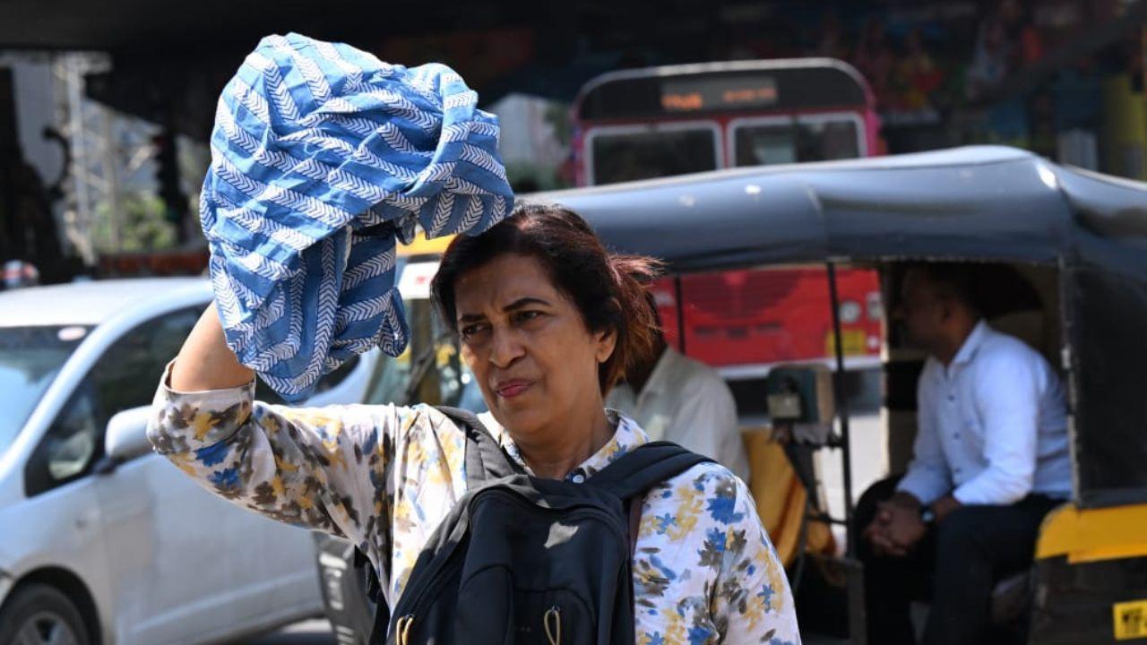 Mumbai has been grappling with severe heat for the past one month. Pic/SATEJ SHINDE