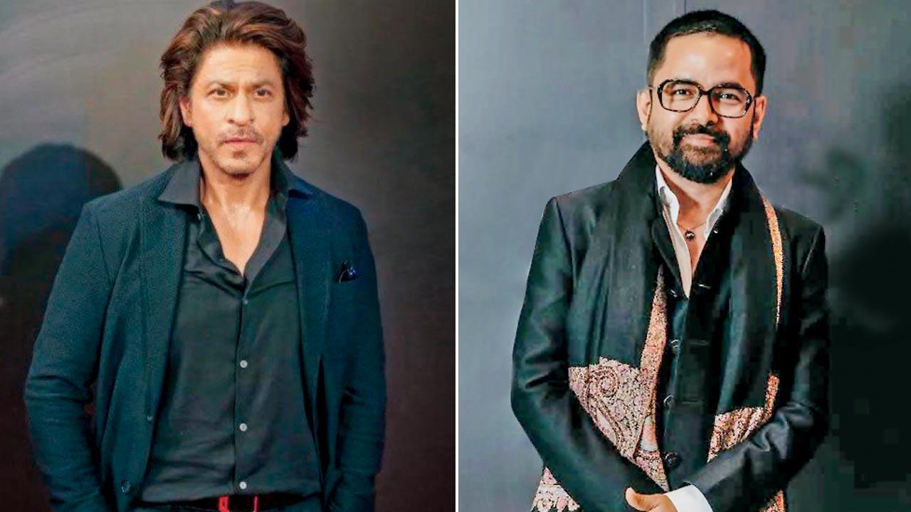 Shah Rukh Khan and Sabyasachi Mukherjee
