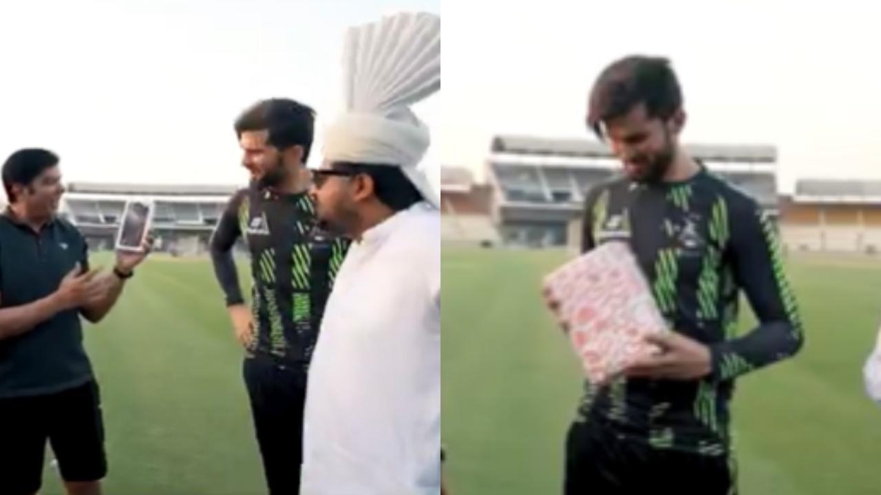 Forget hairdryers! Shaheen Afridi gets custom 24K gold iPhone from Qalandars