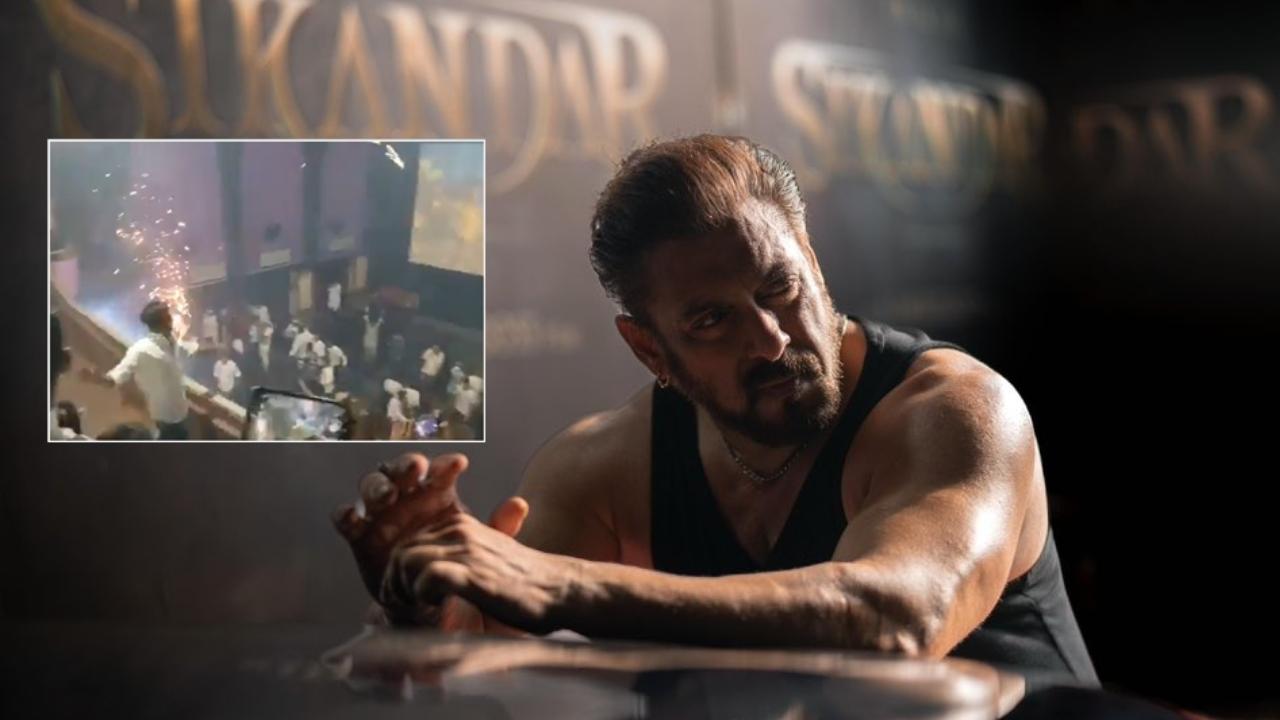 Salman Khan's admirers have continued the trend of bursting firecrackers inside the cinema hall, as seen during Tiger 3. The incident took place during the Sikandar screening in Malegaon. Read more