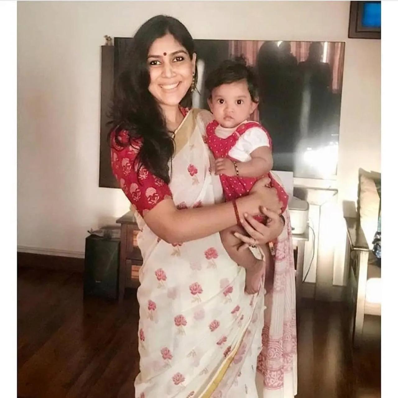 Sakshi Tanwar chose to become a mother in an unconventional way. The actress, who didn't get married, adopted a baby girl in 2018 — just like Sushmita Sen. Since then, Sakshi has been playing the role of both father and mother to her baby girl, Dityaa