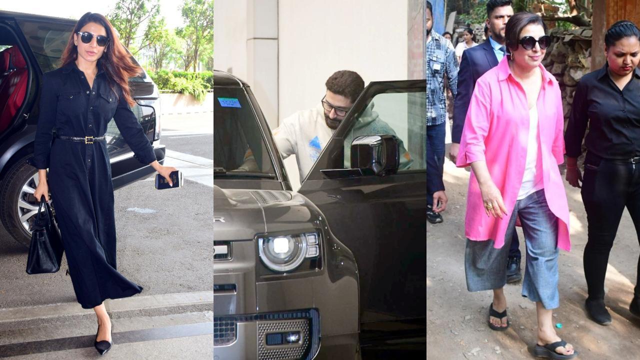Spotted in the city: Samantha Ruth Prabhu, Abhishek, Farah Khan & others