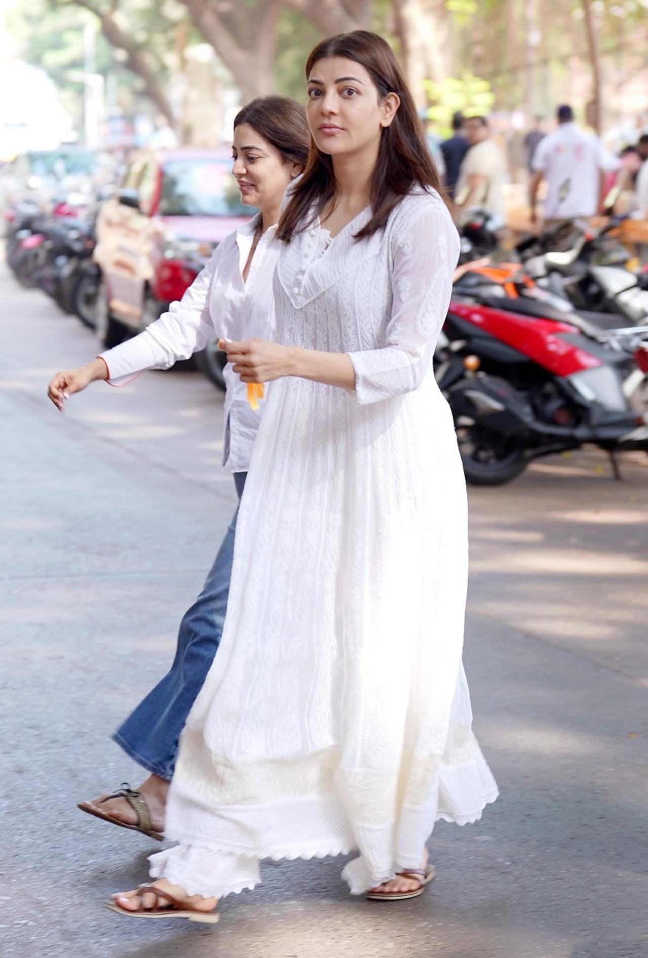 Kajal Aggarwal was also present for the rally honouring the victims of the terror attack