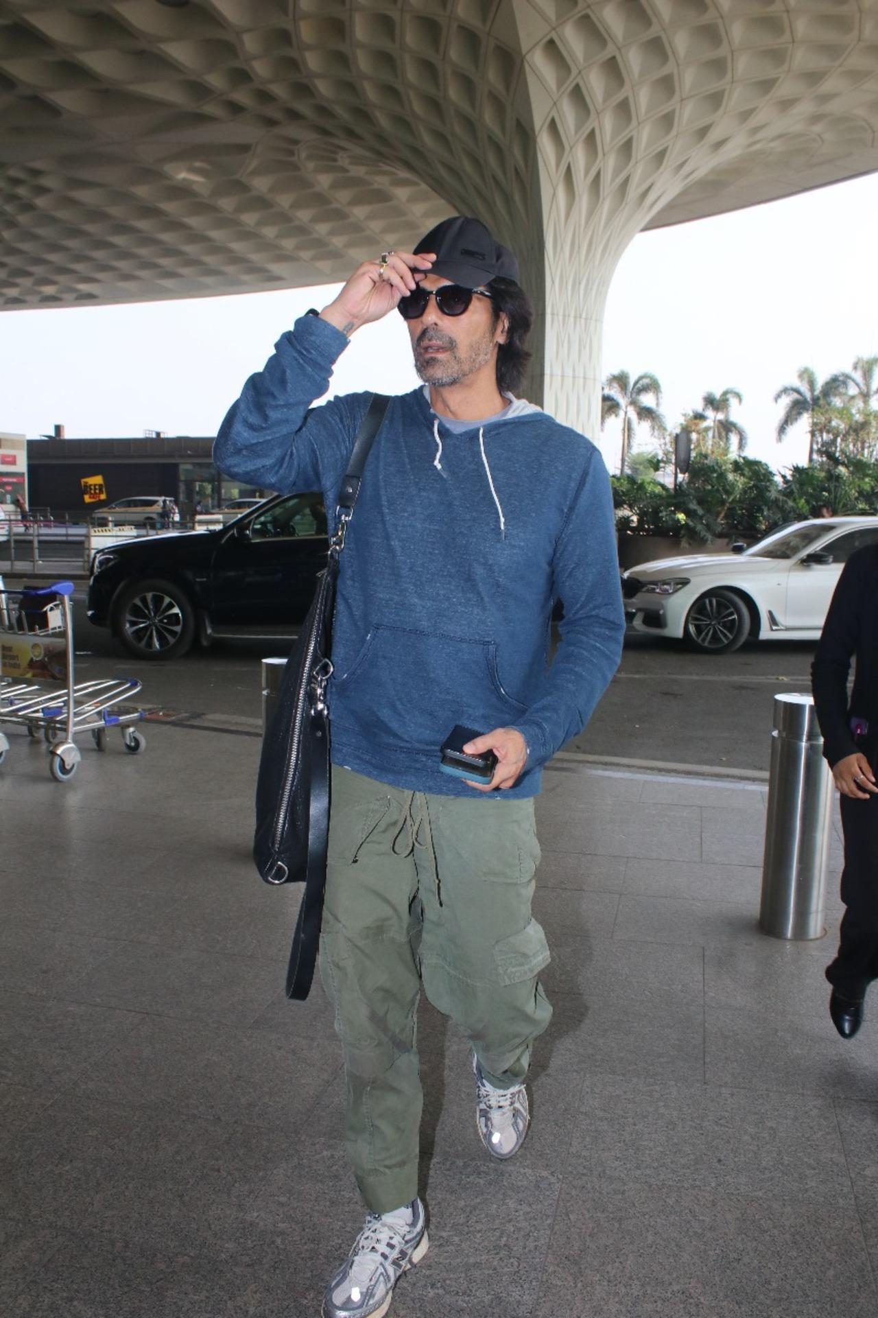Arjun Rampal looked stylish as he got papped at the airport