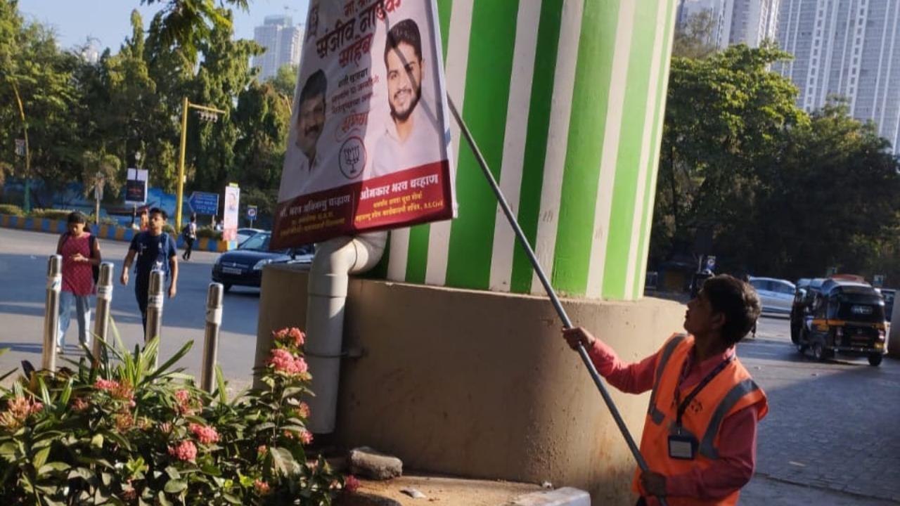 The illegal banners and hoardings are said to spoil the city’s appearance and can pose a safety risk, especially during strong winds, as they are prone to falling and causing accidents, the statement said