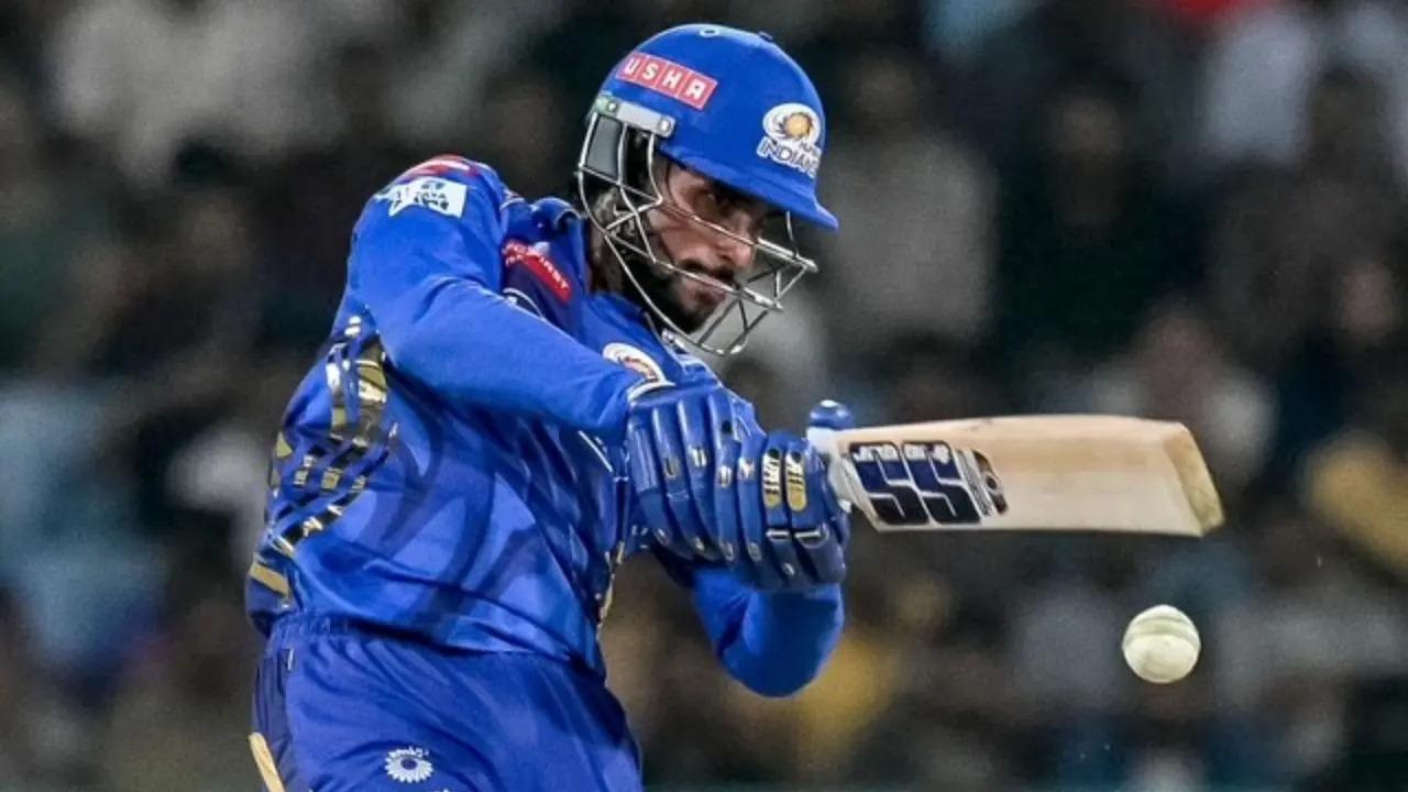 Tilak Varma's redemption
Having been forced to get retired out in the previous match against LSG, Tilak Varma showcased his cricketing prowess by slamming a 29-ball 56, laced with four boundaries and maximums each