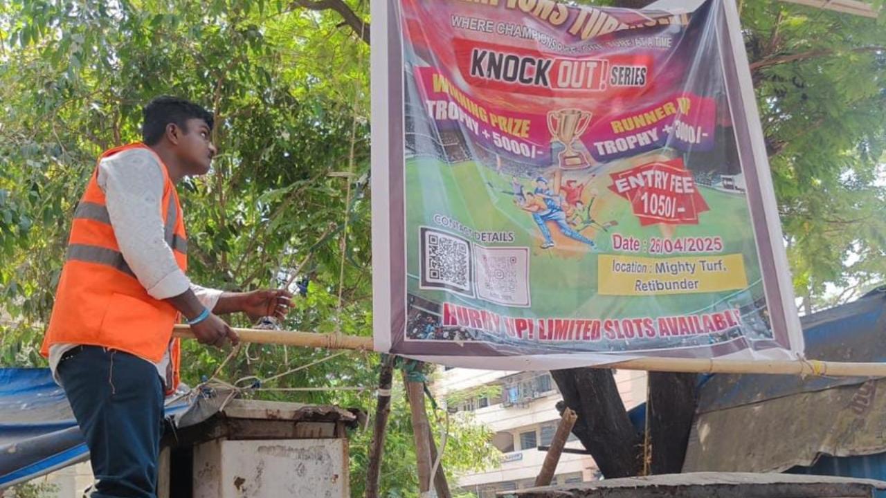 Thane civic body removes 422 illegal banners on day 2 of its special drive