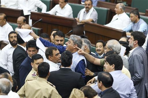 Congress MLA Irfan Hafeez Lone accused the government of trampling over democratic principles, federalism, and secularism. The PDP, though not in alliance with the NC, joined the protest, with leader Waheed Para alleging that the Speaker was facilitating a 