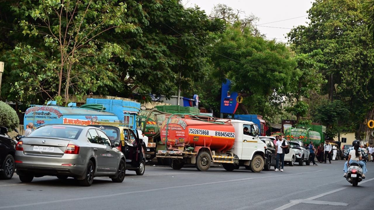 Mumbai braces for water crisis: Water tankers queue up as tanker operators plan to halt services from April 10