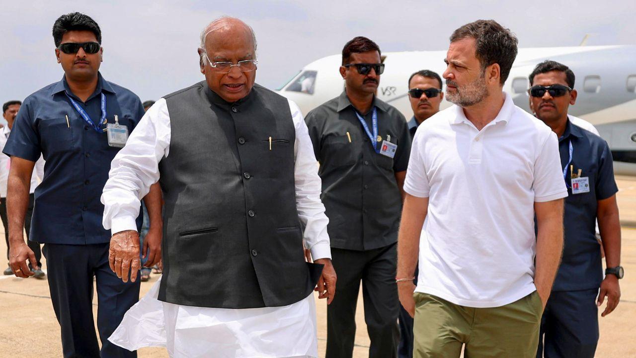 In Photos: Rahul Gandhi slams BJP during his 'vote adhikaar rally' at Bengaluru