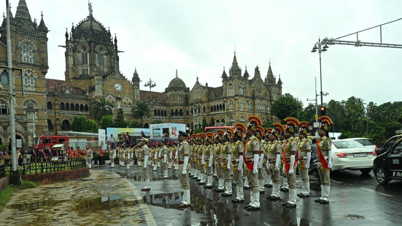 In Photos: Mumbai police and civic forces gear up for Independence Day Parade