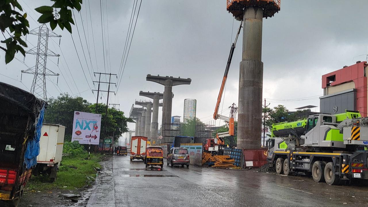 Kalyan-Shil Road to see night traffic diversions for Metro Line 12 construction