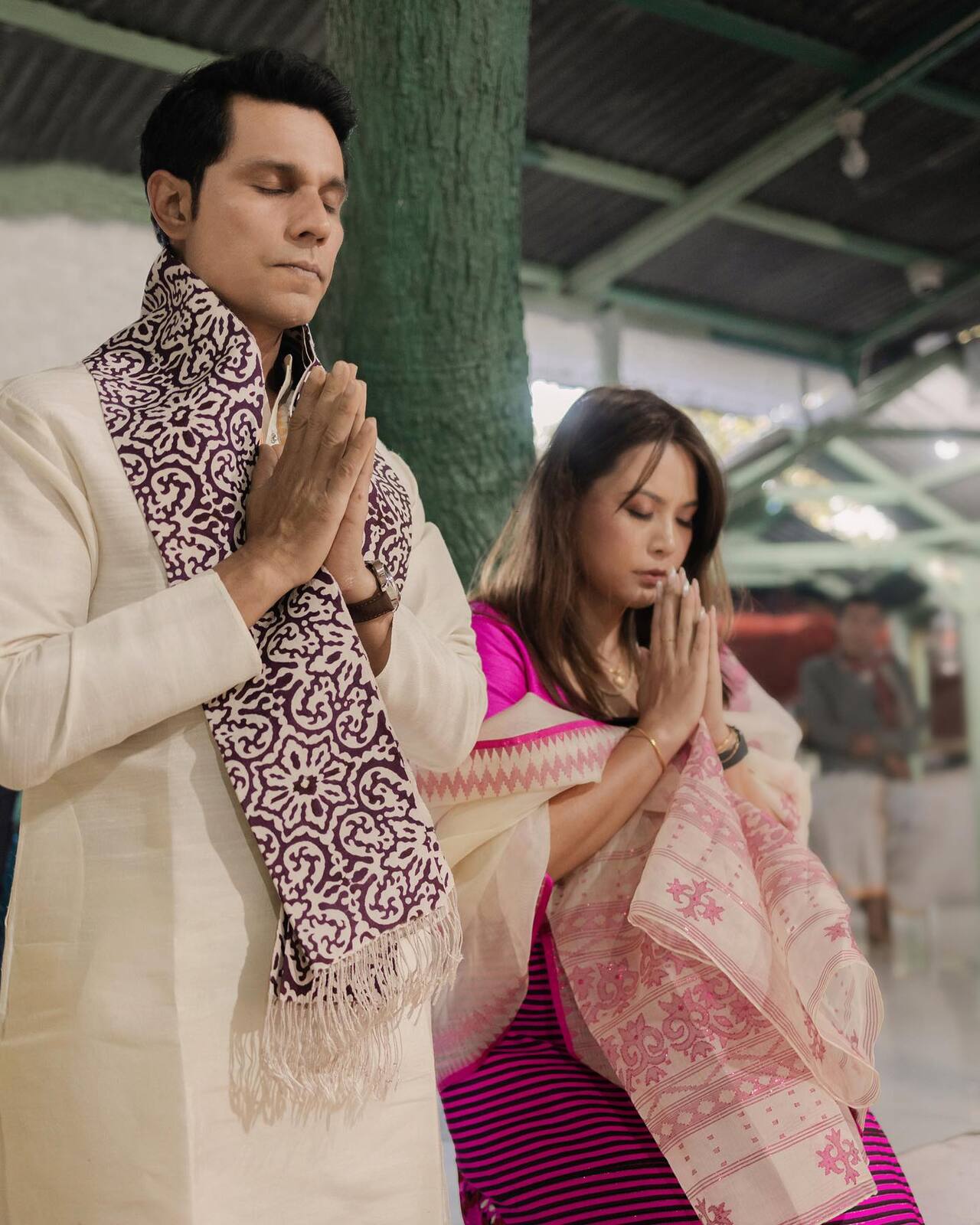 Randeep and Lin tied the knot on 29 November 2023 in an intimate ceremony at Imphal, Manipur. Just a day ahead of the wedding, the couple offered prayers at a temple at Heingang in Imphal East district.