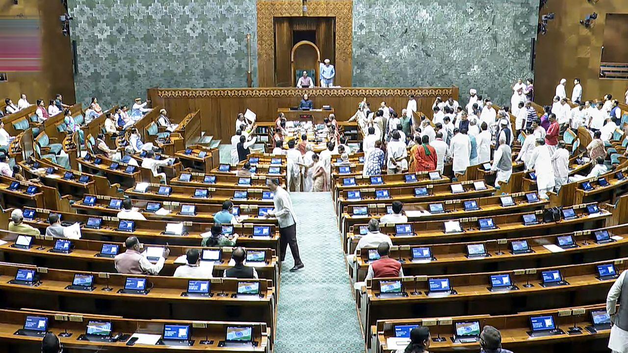 However, a few minutes after the proceedings started, the Opposition began protesting against the Bihar electoral roll