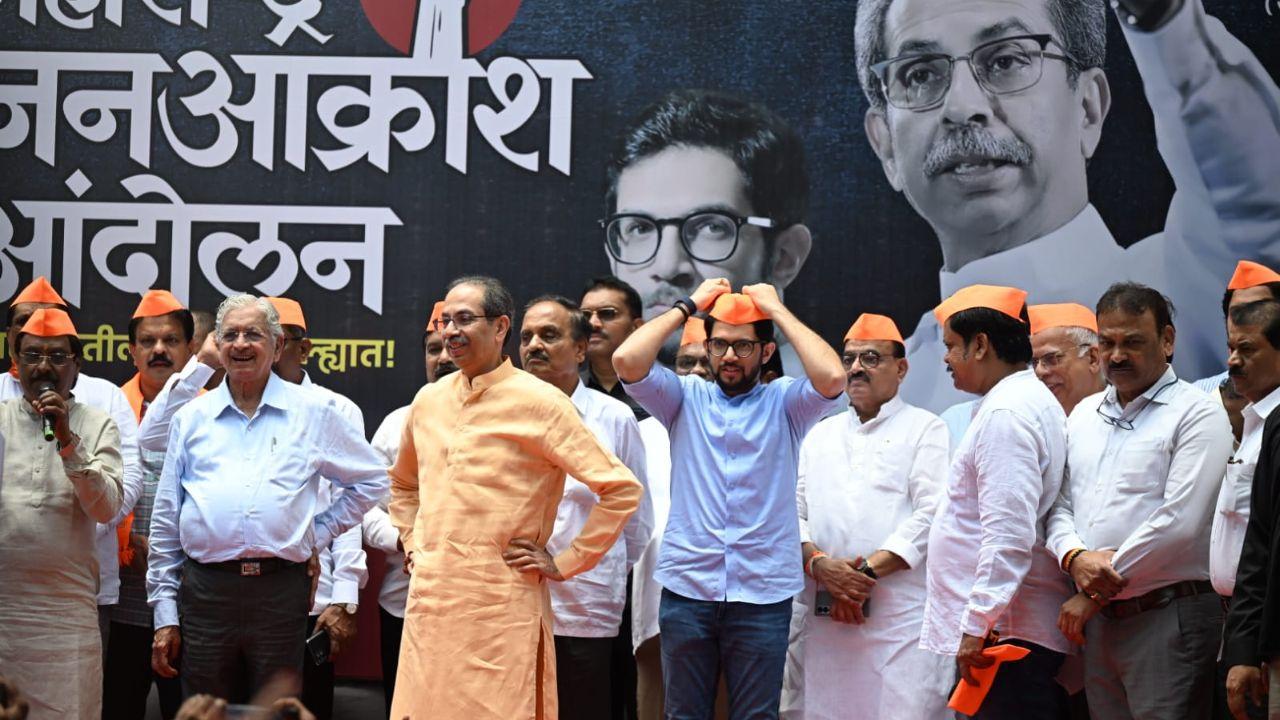 The Sena (UBT) has been targeting Shirsat after a video showed him purportedly sitting in a room with a partially opened bag containing bundles of cash. The minister has rubbished the claim and said the bag contained only clothes.