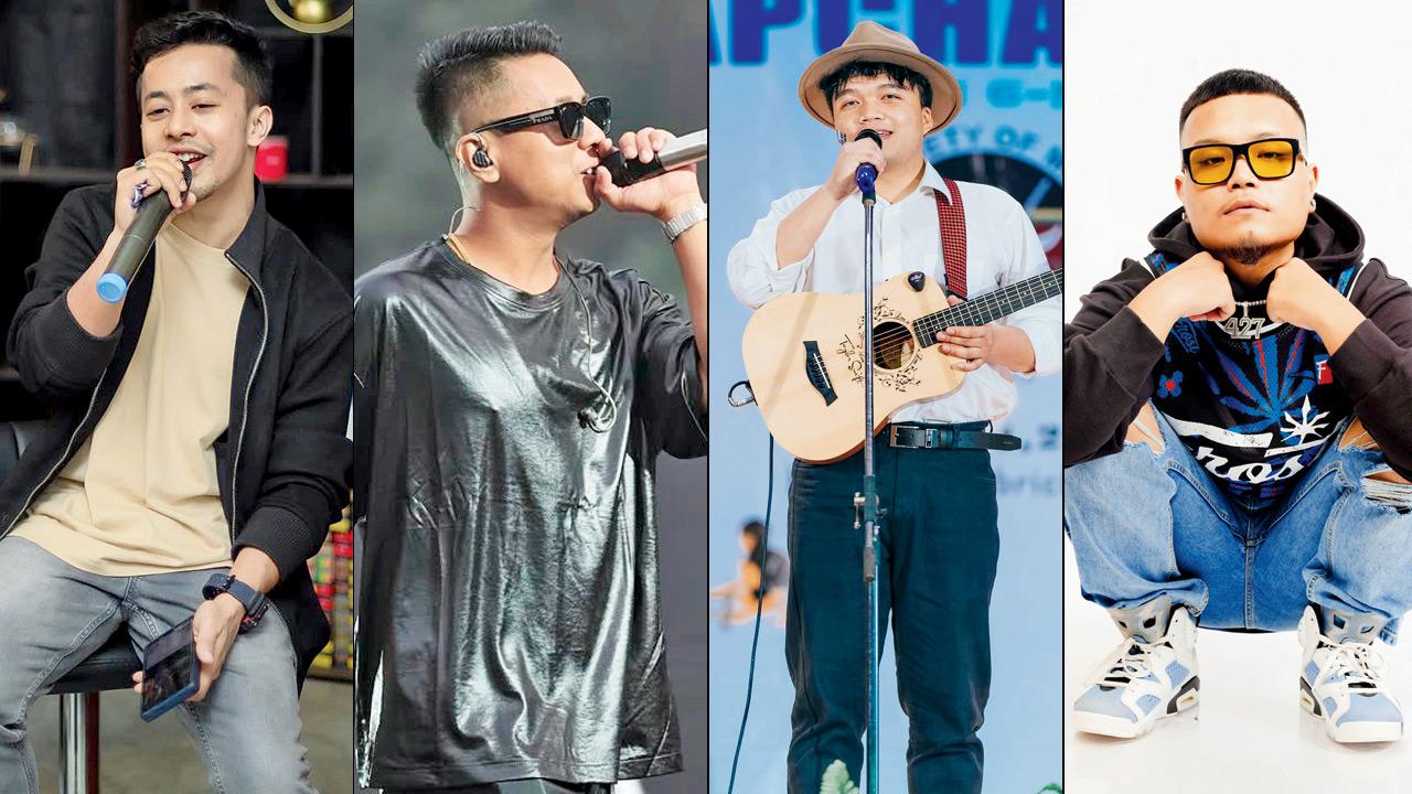 AJ Maisnam. PIC COURTESY/JN SAPAMCHA, Rjay Mangkhom. PIC COURTESY/@rajikant, Jelo and Kimkima Ralte. PIC COURTESY/@kimkimaralte_S Raktim Roy