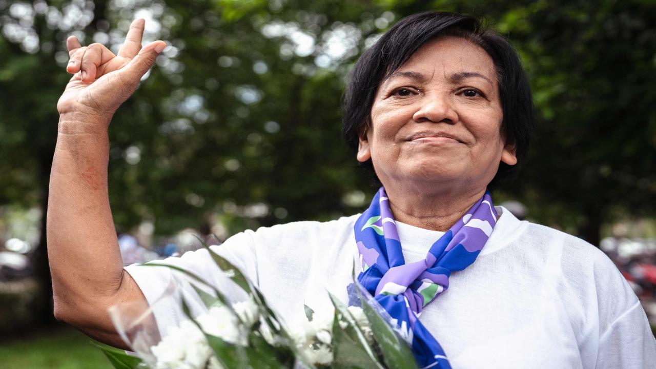 Royal pardon frees Thai woman serving 43-year prison term for defaming monarchy